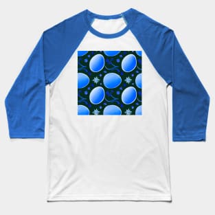 Easter eggs 2 wallpaper style (MD23Etr002b) Baseball T-Shirt